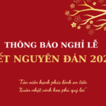 Thông báo nghỉ tết