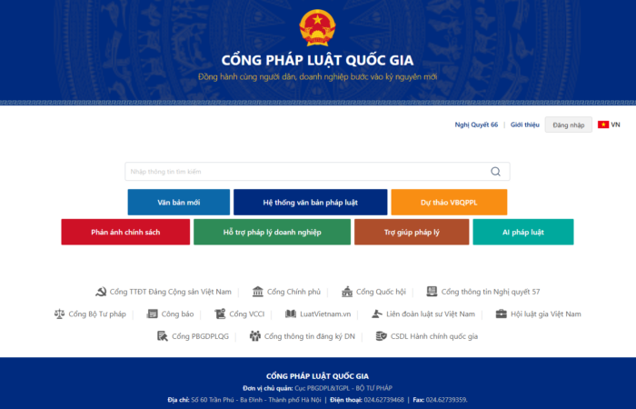 Cổng Pháp luật quốc gia
