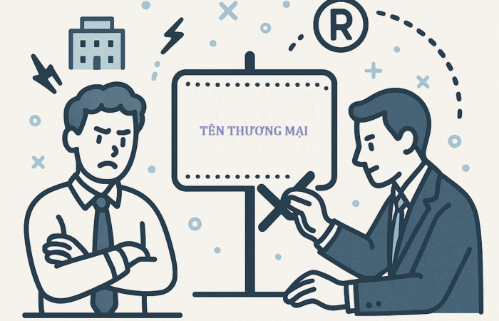Hành vi xâm phạm quyền đối với tên thương mại