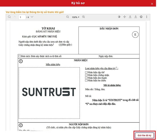 Hướng dẫn ký số bằng usb token trên cổng dịch vụ công cục sở hữu trí tuệ