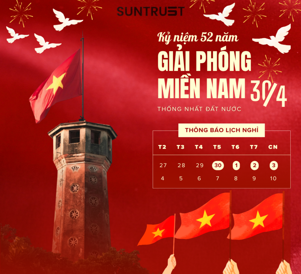 THÔNG BÁO LỊCH NGHỈ LỄ 304 VÀ 0105