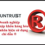 Doanh nghiệp xuất nhập khẩu hàng hóa mang nhãn hiệu có sử dụng chỉ dẫn ®