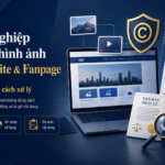 Doanh nghiệp sử dụng hình ảnh, trên Website và Fanpage