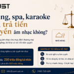 Nhà hàng, spa, karaoke có phải trả tiền bản quyền âm nhạc không