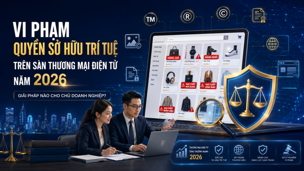 Vi phạm quyền sở hữu trí tuệ trên sàn thương mại điện tử