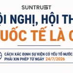 Hội nghị, hội thảo quốc tế là gì