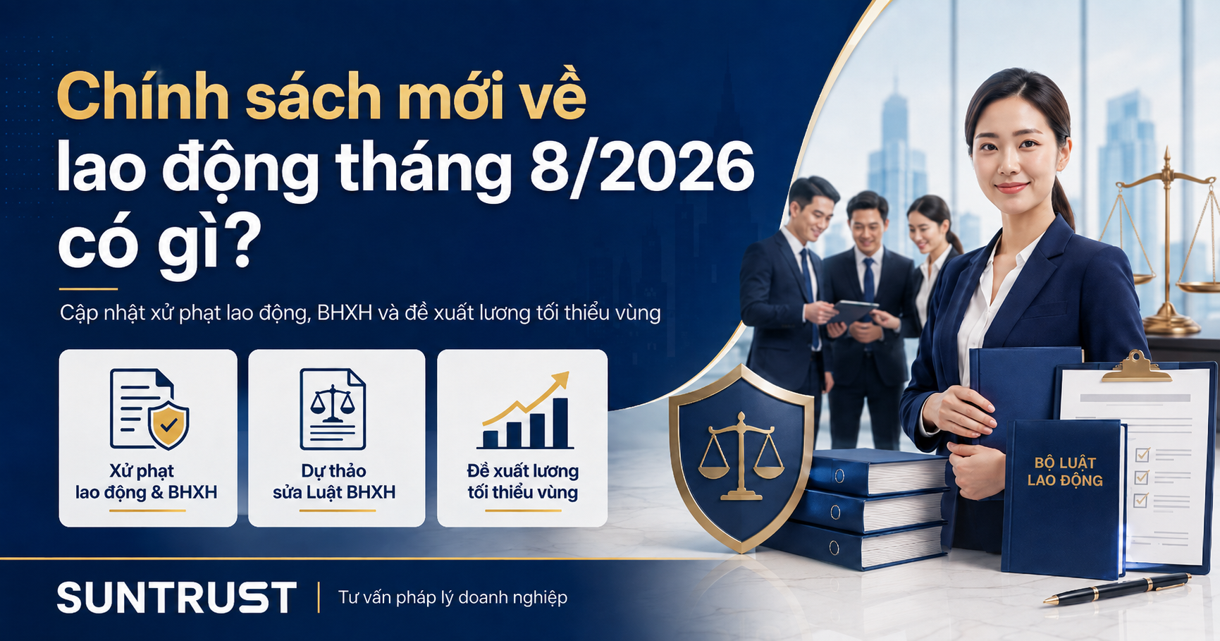 Chính sách mới về lao động tháng 82026