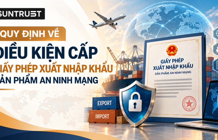 Giấy phép xuất nhập khẩu sản phẩm an ninh mạng