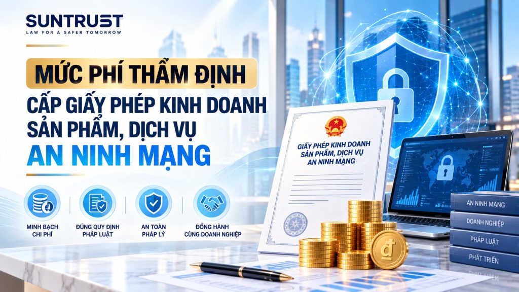 Mức phí thẩm định cấp giấy phé kinh doanh sản phẩm dịch vụ an ninh mạng