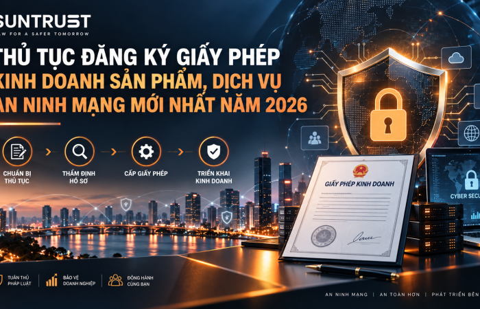 Thủ tục đăng ký giấy phép kinh doanh sản phẩm, dịch vụ an ninh mạng Thủ tục đăng ký giấy phép kinh doanh sản phẩm, dịch vụ an ninh mạng
